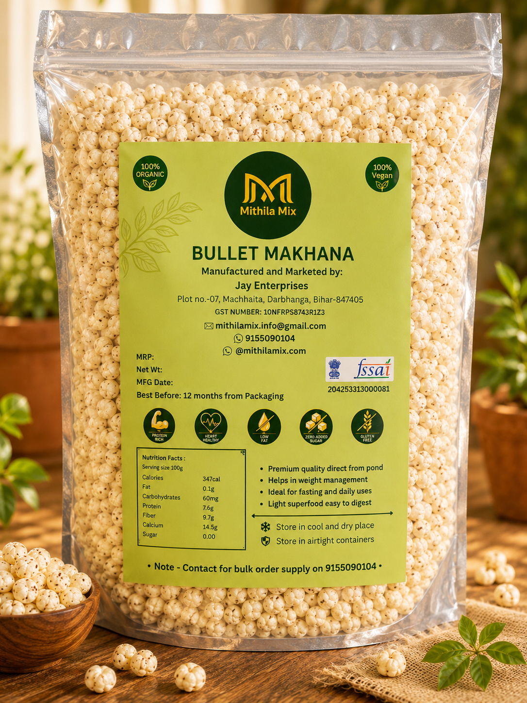 perfect size makhana